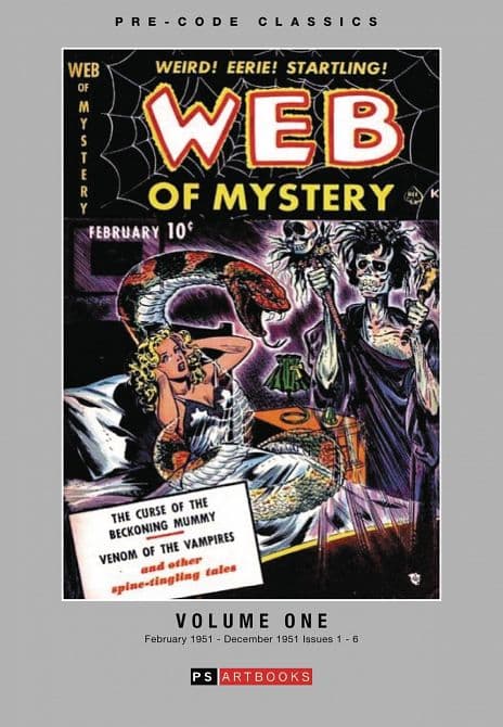 Cover Art for PRE CODE CLASSICS WEB OF MYSTERY HC VOL 01