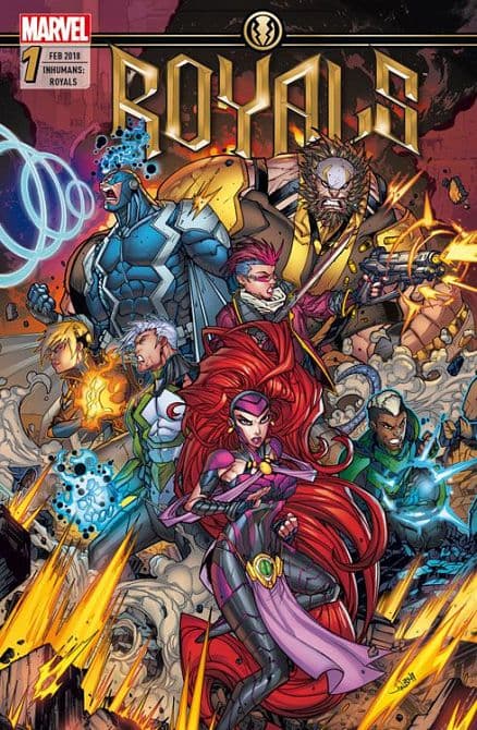 Cover Art for INHUMANS: ROYALS