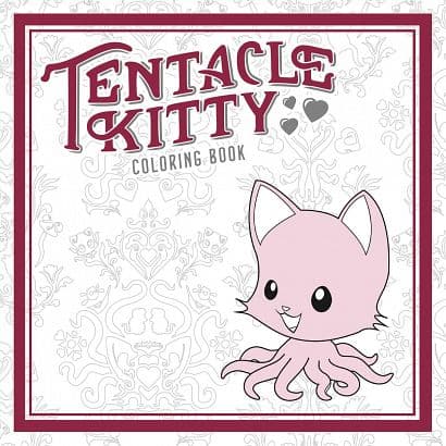 Cover Art for TENTACLE KITTY COLORING BOOK SC