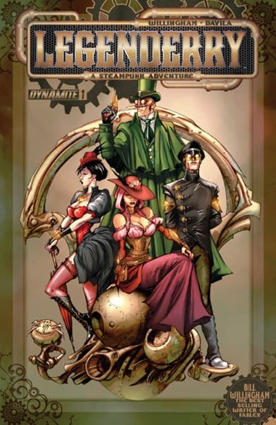 Cover Art for LEGENDERRY A STEAMPUNK ADV