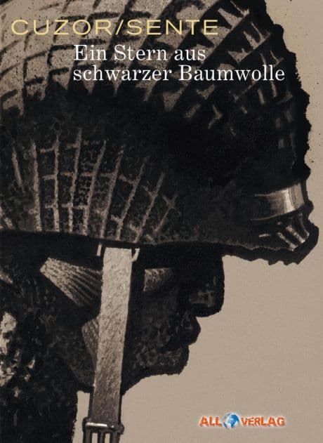 EIN STERN AUS SCHWARZER BAUMWOLLE