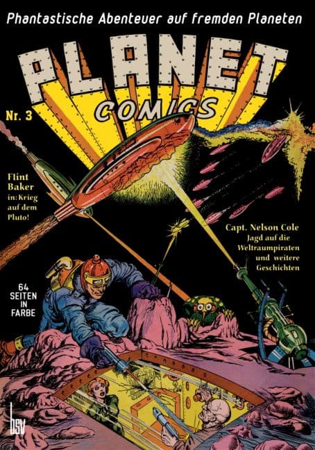 Cover Art for PLANET COMICS ( ab 2018 )