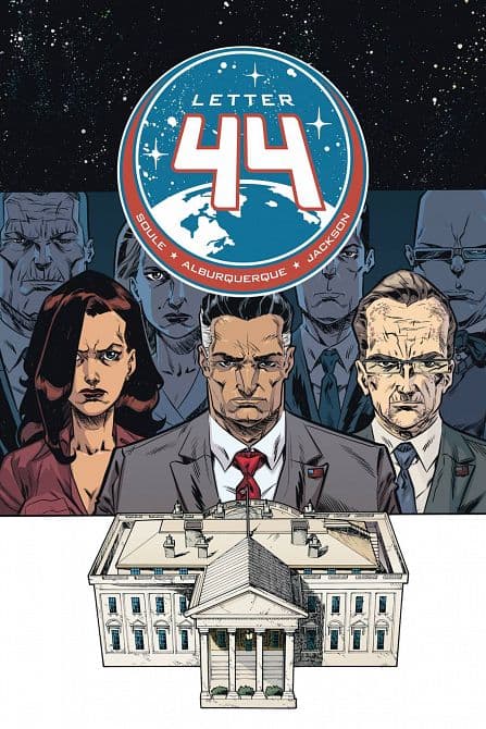 Cover Art for LETTER 44 DLX HC VOL 01