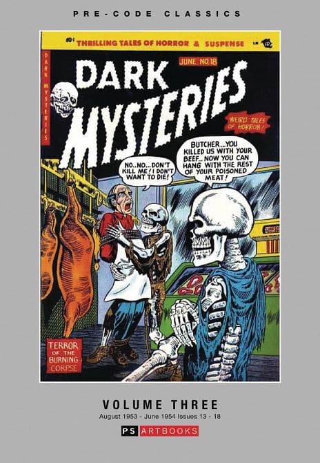 Cover Art for PRE CODE CLASSICS DARK MYSTERIES HC VOL 03