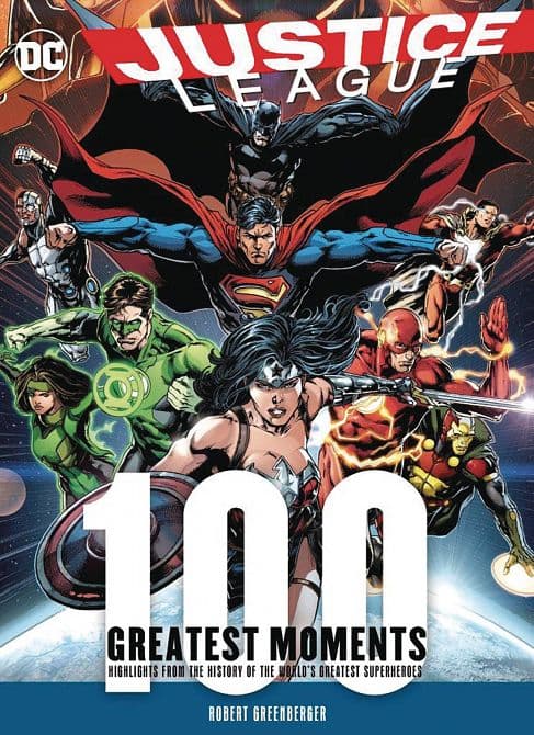 JUSTICE LEAGUE 100 GREATEST MOMENTS HC