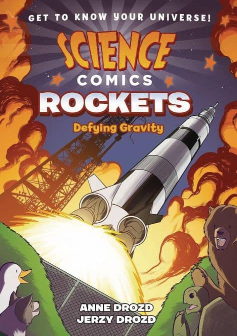Cover Art for SCIENCE COMICS ROCKETS GN