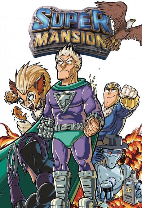 Cover Art for SUPERMANSION TP