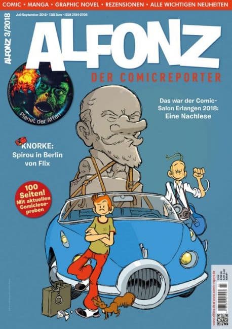 Cover Art for ALFONZ-DER COMICREPORTER