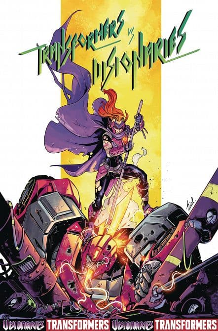 Cover Art for TRANSFORMERS VS VISIONARIES TP