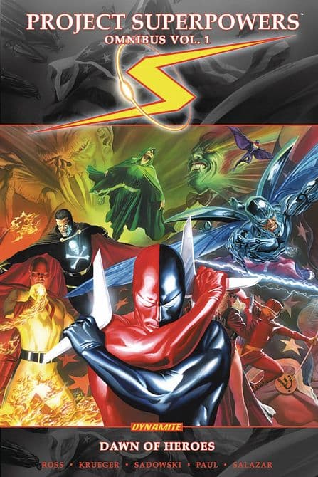 Cover Art for PROJECT SUPERPOWERS OMNIBUS TP VOL 01 DAWN OF HEROES