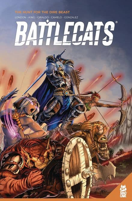 Cover Art for BATTLECATS TP 1 01 THE HUNT FOR THE DIRE BEAST