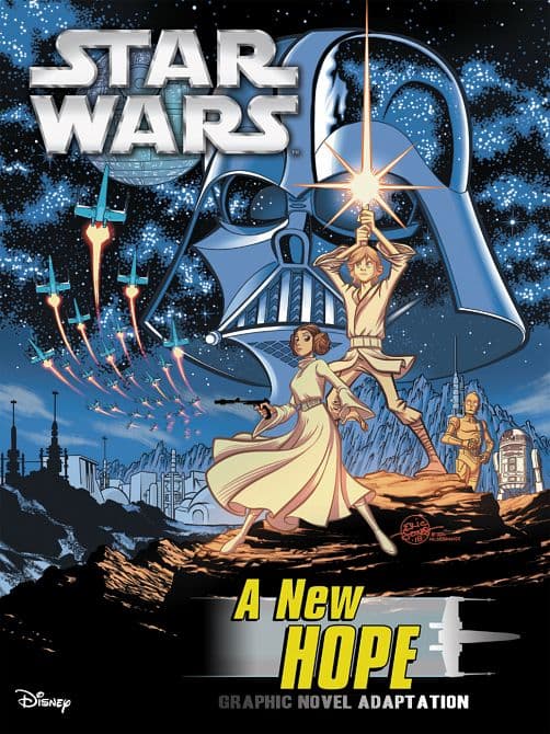 Cover Art for STAR WARS NEW HOPE GN