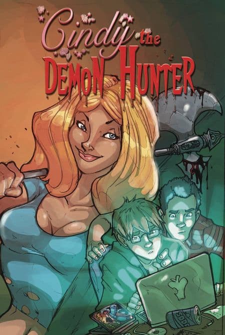 Cover Art for CINDY DEMON HUNTER GN