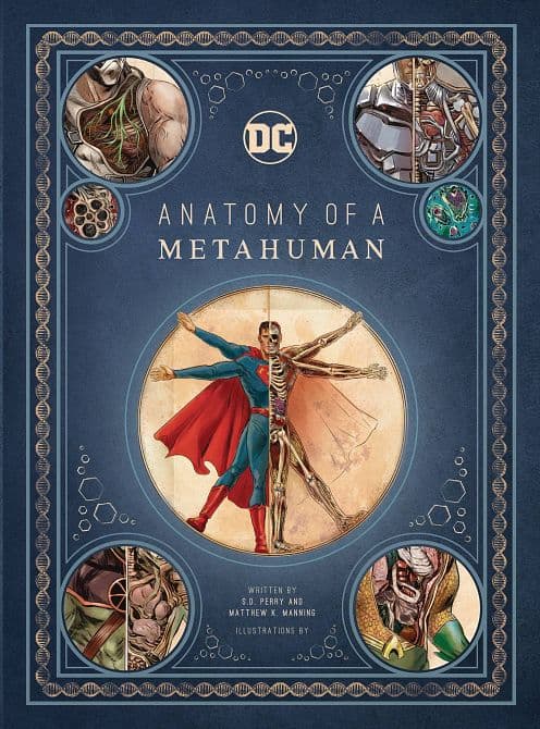Cover Art for DC COMICS ANATOMY OF METAHUMAN HC