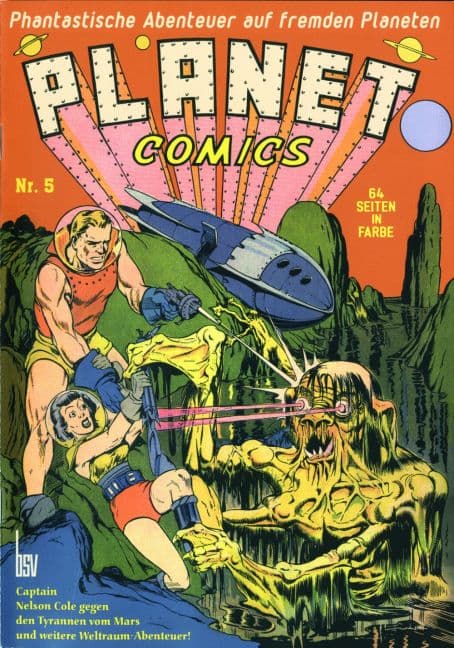 Cover Art for PLANET COMICS ( ab 2018 )