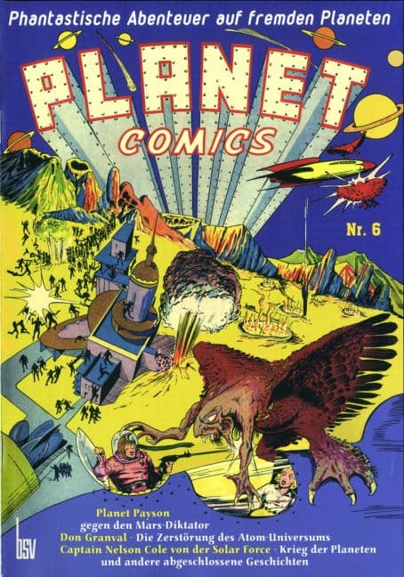 Cover Art for PLANET COMICS ( ab 2018 )