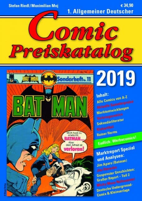 COMIC PREISKATALOG 2019 ( SOFTCOVER )