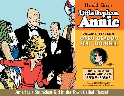 Cover Art for COMPLETE LITTLE ORPHAN ANNIE HC VOL 15