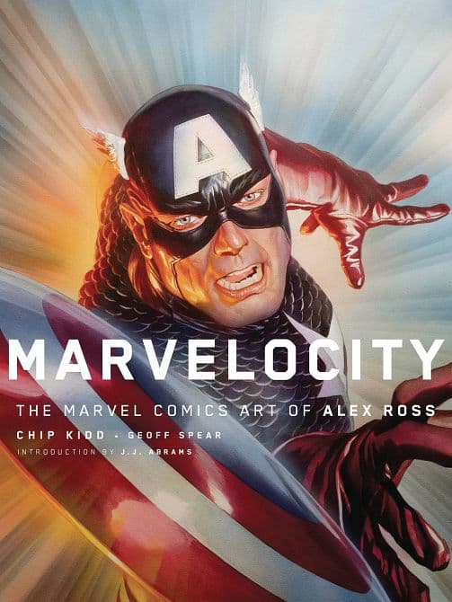 Cover Art for MARVELOCITY MARVEL COMIC ART ALEX ROSS HC