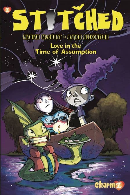 Cover Art for STITCHED GN VOL 02 LOVE IN THE TIME OF ASSUMPTION