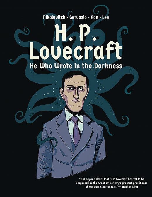 H P LOVECRAFT HE WHO WROTE IN DARKNESS GN