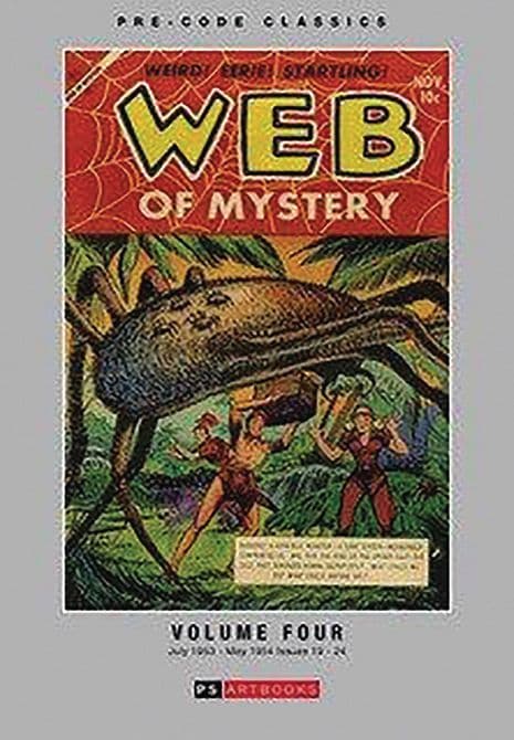 Cover Art for PRE CODE CLASSICS WEB OF MYSTERY HC VOL 04