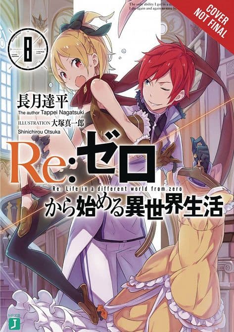 Cover Art for RE ZERO SLIAW LIGHT NOVEL SC VOL 08