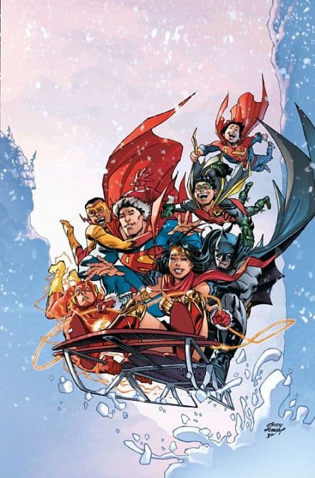 Cover Art for BATMAN UND DIE JUSTICE LEAGUE: WEIHNACHTSGESCHICHTEN