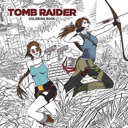 Cover Art for TOMB RAIDER COLORING BOOK TP