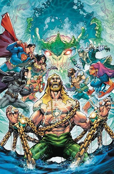 JUSTICE LEAGUE AQUAMAN DROWNED EARTH
