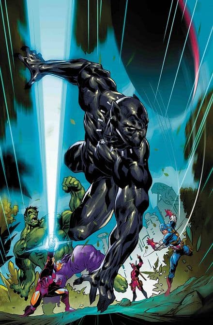 Cover Art for BLACK PANTHER VS DEADPOOL