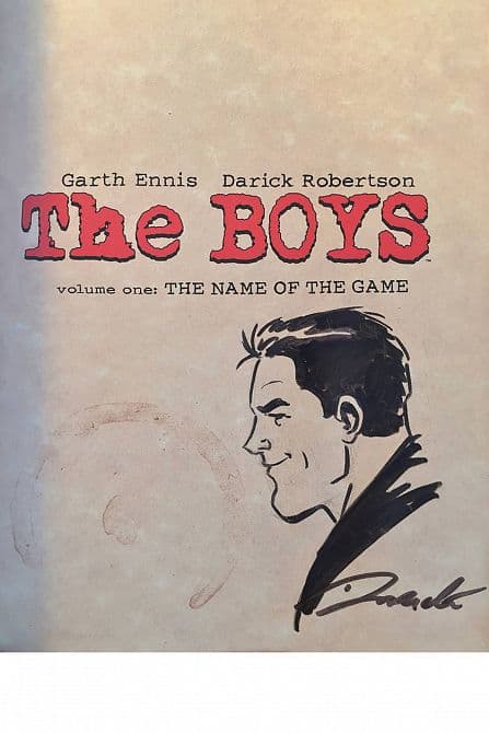 Cover Art for BOYS TP VOL 01 NAME OF THE GAME ROBERTSON REMARKED ED