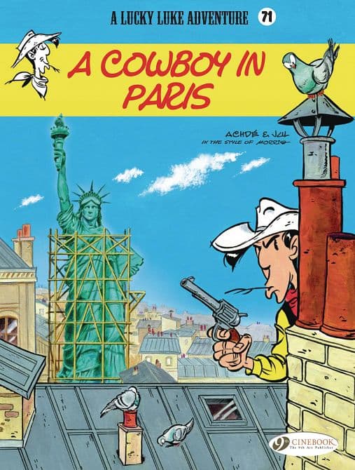 Cover Art for LUCKY LUKE TP VOL 71 COWBOY IN PARIS