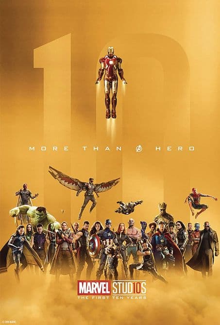 Cover Art for MARVEL STUDIOS FIRST 10 YEARS HC