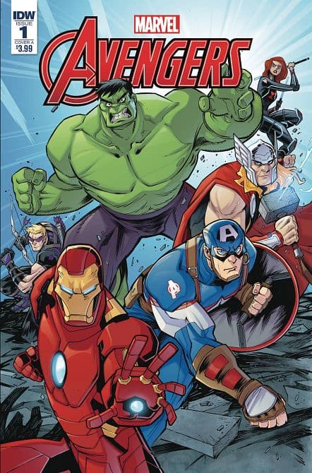 Cover Art for MARVEL ACTION AVENGERS