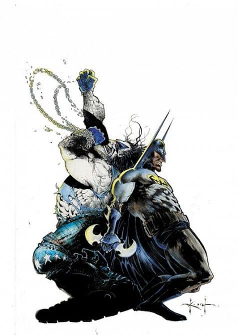 Cover Art for BATMAN VS. LOBO ( HC )
