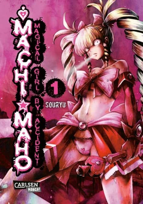Cover Art for MACHIMAHO-MAGICAL GIRL BY ACCIDENT