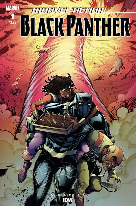 Cover Art for MARVEL ACTION BLACK PANTHER