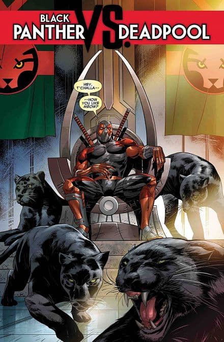 Cover Art for BLACK PANTHER VS DEADPOOL