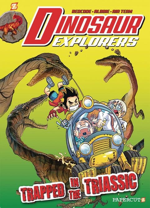 Cover Art for DINOSAUR EXPLORERS HC VOL 04 TRAPPED IN THE TRIASSIC