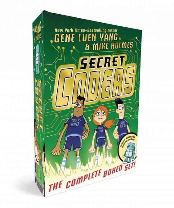 Cover Art for SECRET CODERS GN COMP BOXED SET