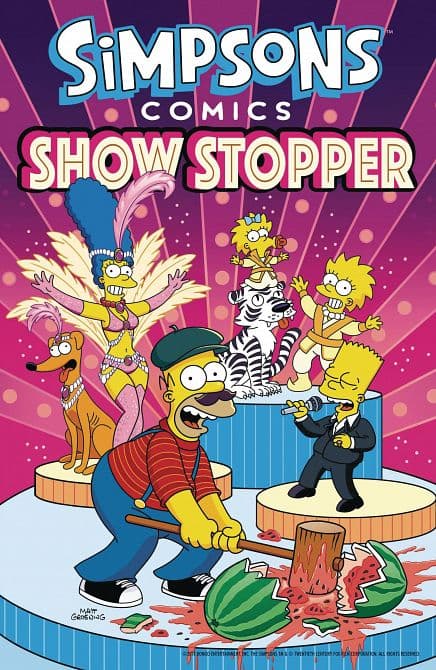 Cover Art for SIMPSONS COMICS SHOWSTOPPER TP