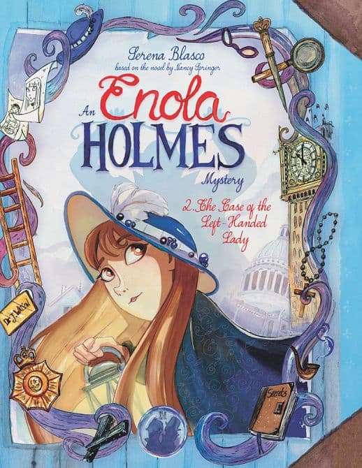 Cover Art for ENOLA HOLMES CASE OF LEFTHANDED LADY HC