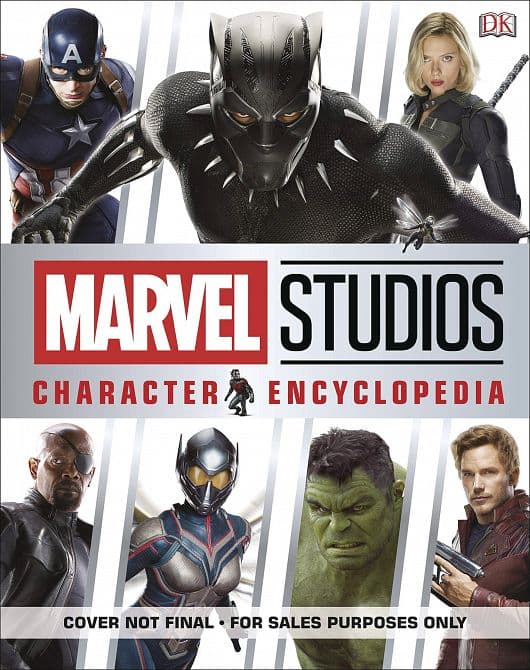 Cover Art for MARVEL STUDIOS CHARACTER ENCYCLOPEDIA HC