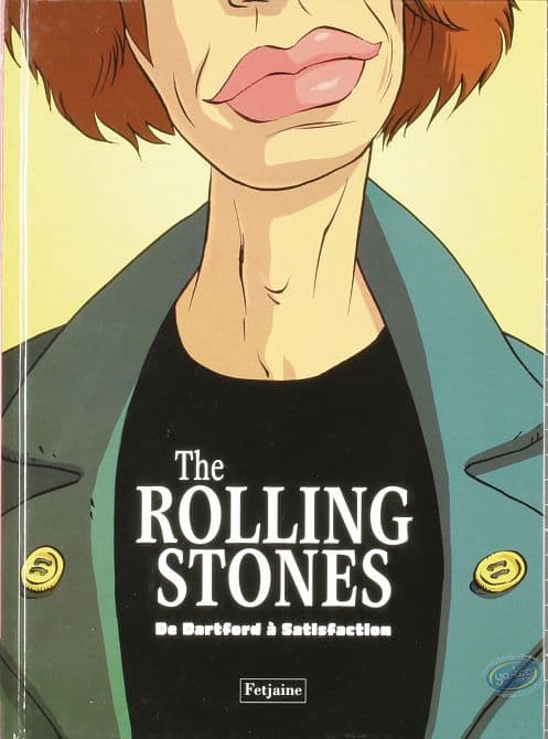 Cover Art for ROLLING STONES IN COMICS HC