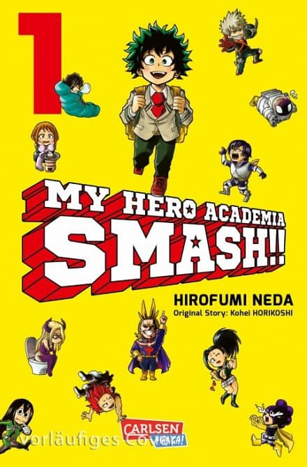 Cover Art for MY HERO ACADEMIA SMASH