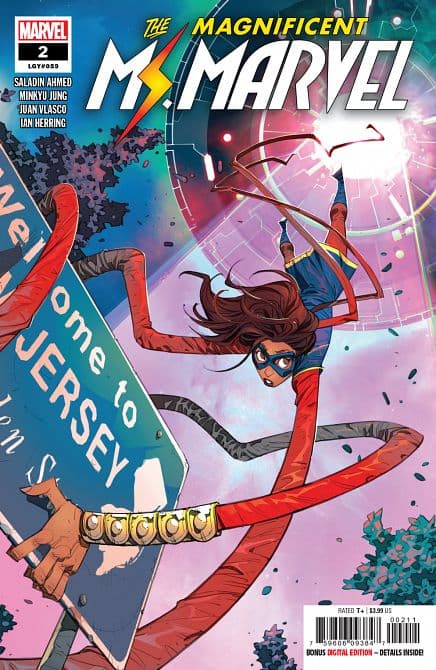 Cover Art for MAGNIFICENT MS MARVEL