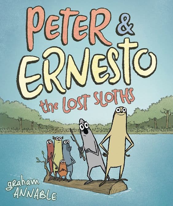 Cover Art for PETER & ERNESTO LOST SLOTHS HC