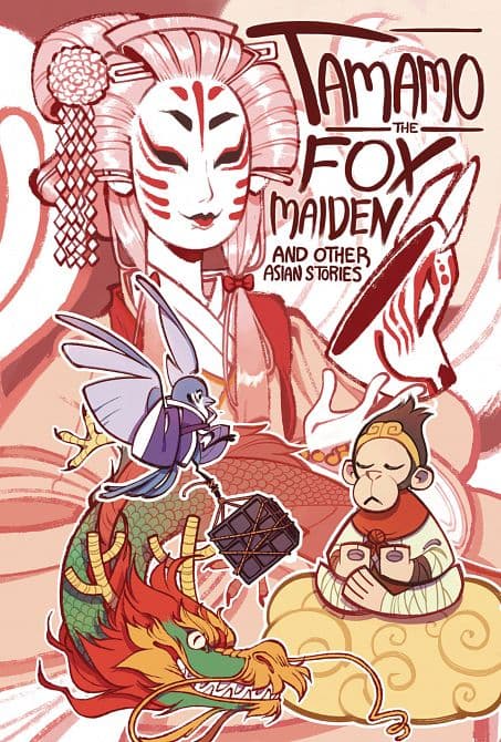 Cover Art for TAMAMO THE FOX MAIDEN AND OTHER ASIAN STORIES GN