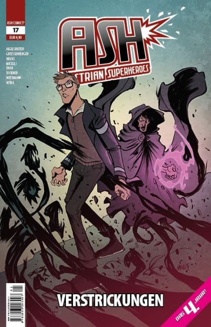 Cover Art for ASH-AUSTRIAN SUPERHEROES